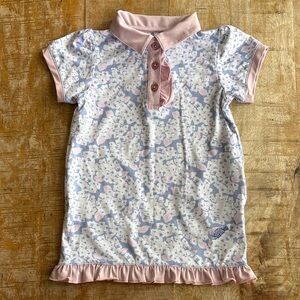 Turtles & Tees floral golf dress 12-18m